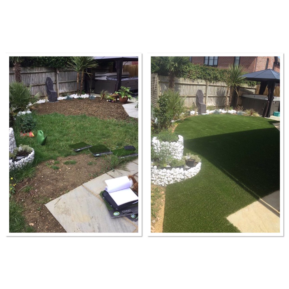 new_lawn's tweet photo. Installation in Milton Keynes this week using @Namgrass Enigma https://t.co/4eO2AE7Qar