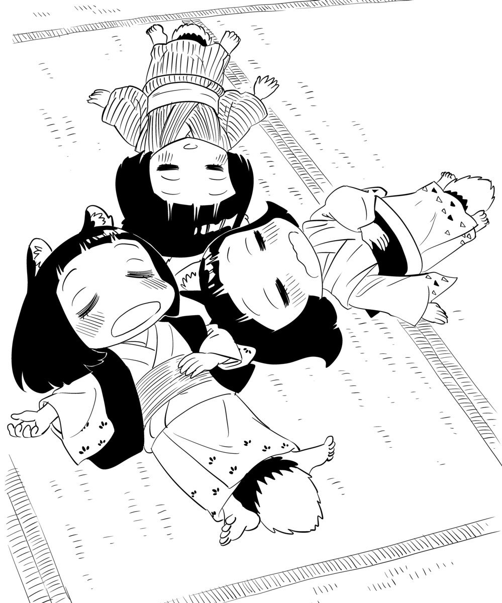 お昼寝中 