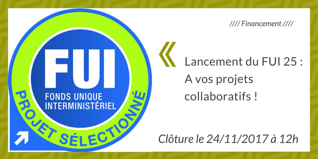 Polemc2's tweet photo. L'#AAP #FUI25 est en ligne !⏩Financement #projets R&D #collaboratifs des #PôlesCompétitivité! https://t.co/TQnkfOldq7 #ProjetCollaboratif https://t.co/NKTlNh4kHn
