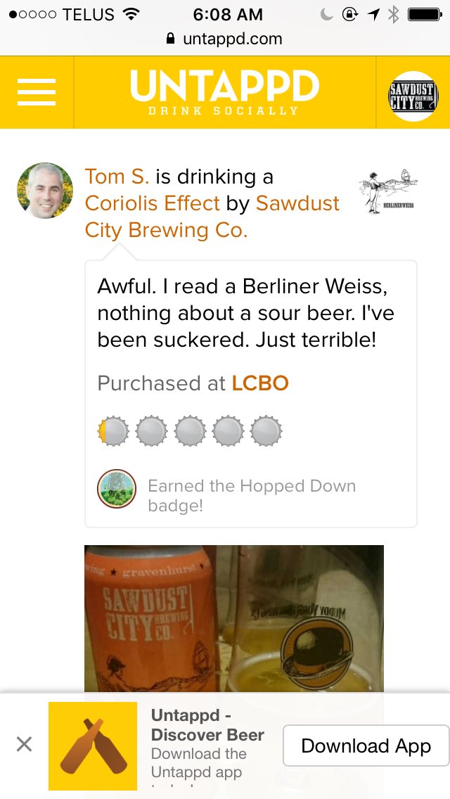 Sawdust City Brewing Co. tweet media