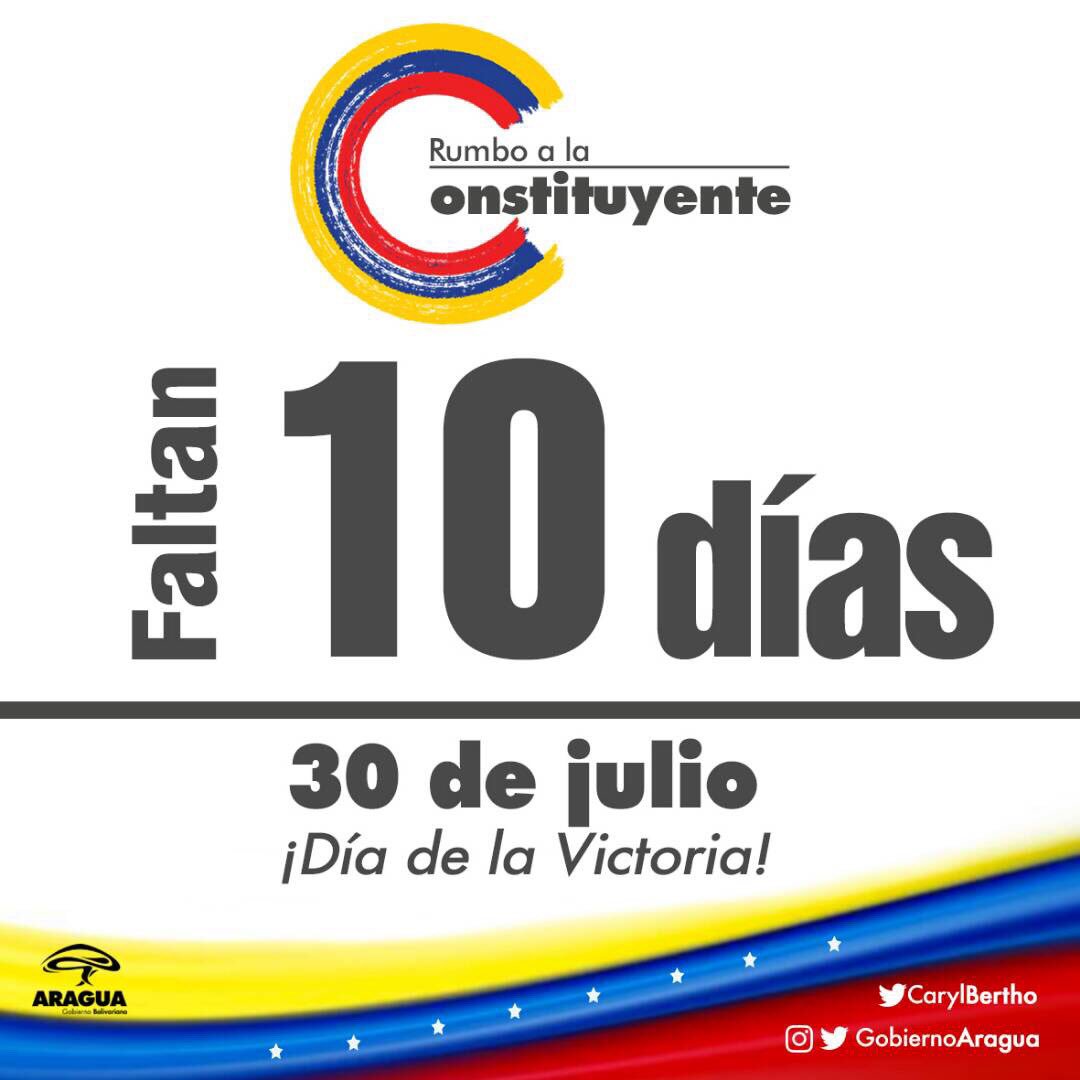 CarylBertho's tweet photo. #ConstituyenteImparable 10 Días para la Victoria del PUEBLO! https://t.co/rQ9LQr8iq8