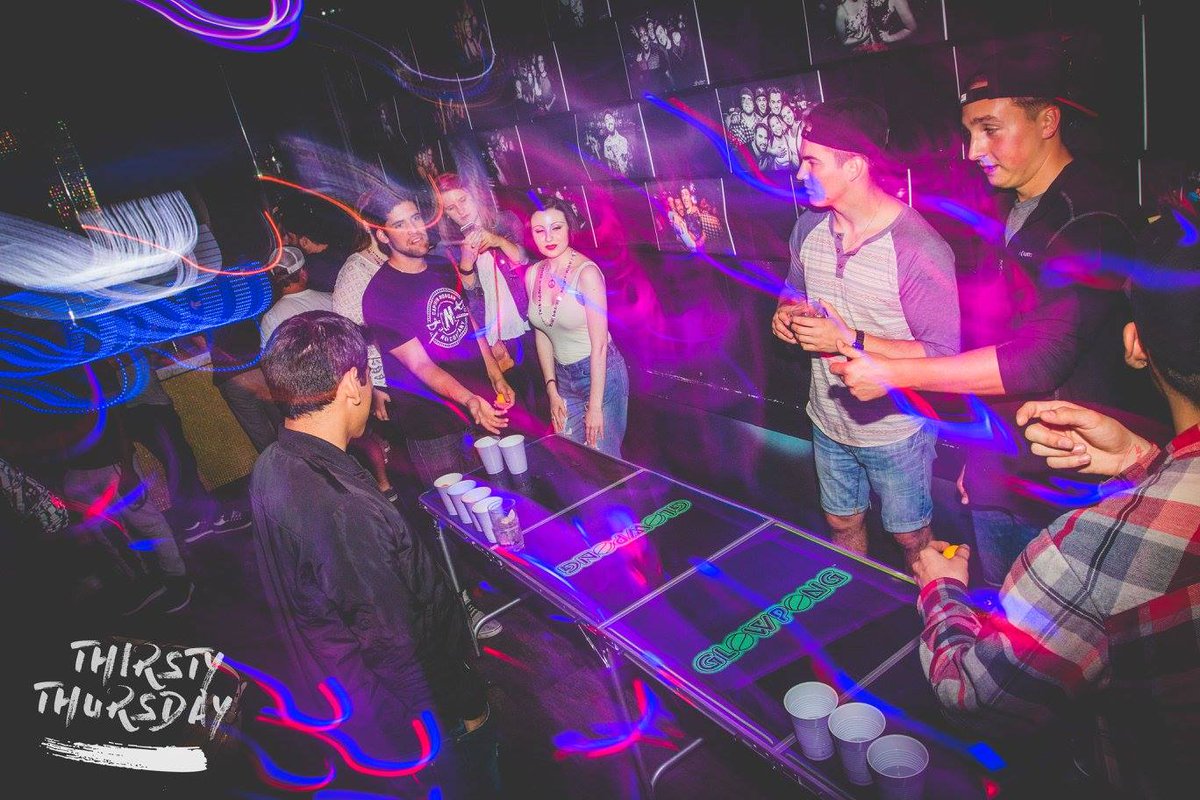 Come to SHOTS tonight and challenge your friends to a game of pong! 🍺🍻