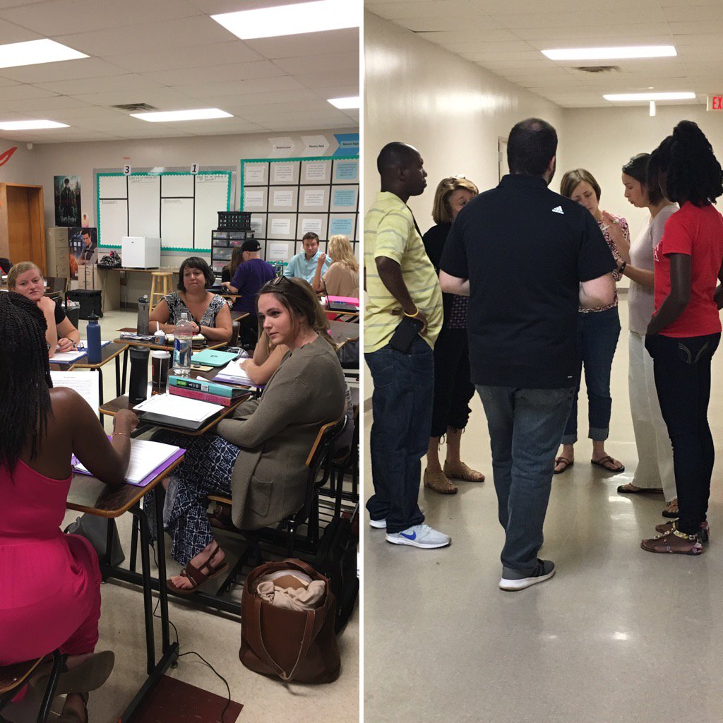 AustinGreene5's tweet photo. Working through scenarios as a team at CDF Training @gcssummeracad #gcssarocks #insidegcsd https://t.co/6qzxCl4176