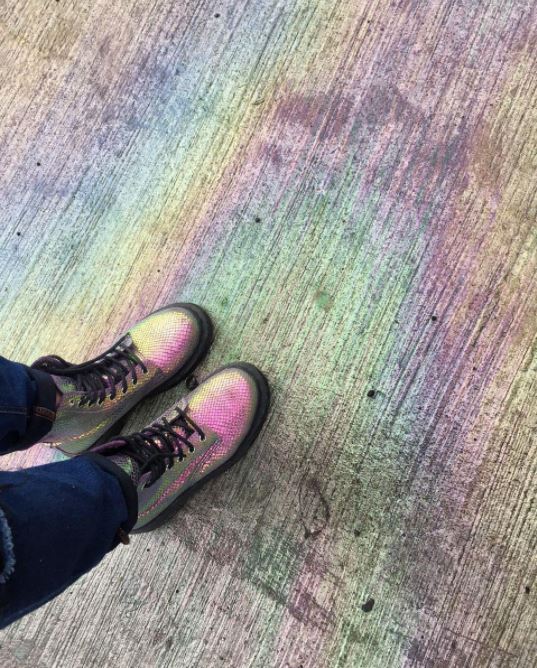 doc martens pascal rainbow glitter