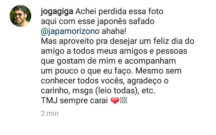 portalgiga's tweet photo. Atualização do Instagram (@jogagiga). https://t.co/kNDy9euaZH