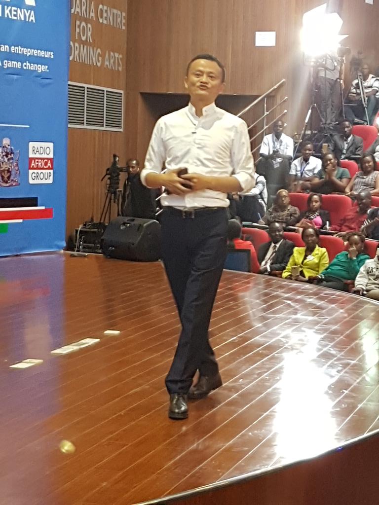 Be a person who can be respected, not a person who is rich. #JackMaInKenya