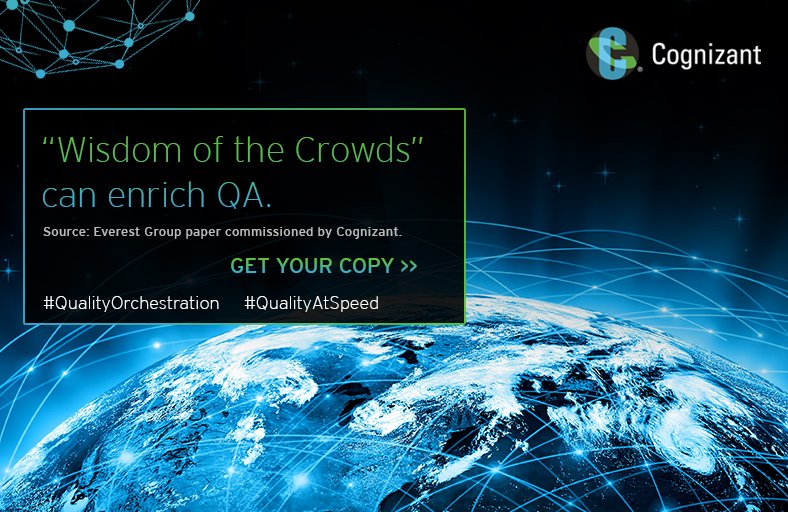 varadha2k's tweet photo. wisdown of crowds can enrich #QA https://t.co/zex1vYQ5Fv #QualityOrchestration #QualityatSpeed https://t.co/yixuQeuUZL