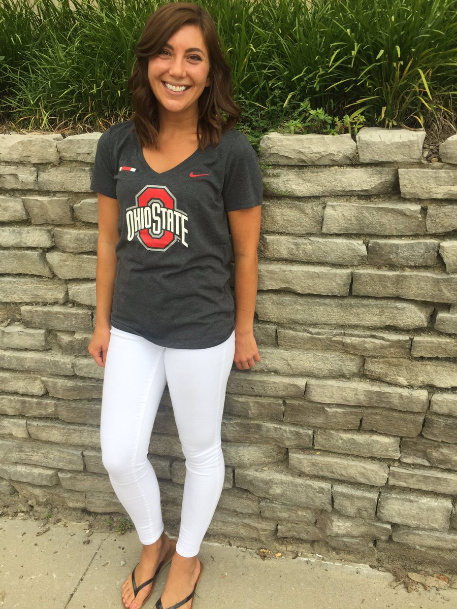 OhioStBookstore's tweet photo. Orientation is almost over & so is your chance to enter the #MyFirstOSUTee contest! Follow & tag us in your photo with the hashtag to win! https://t.co/xNh7hIWIKE