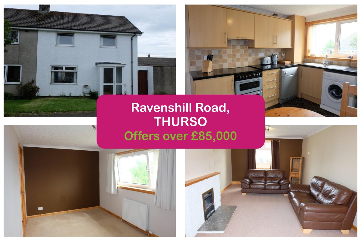 THURSO - 3 BED
Offers over £85,000
#caithness #thurso #propertyforsale #nc500

Full details at:
highlandpremierproperties.co.uk/properties/106…