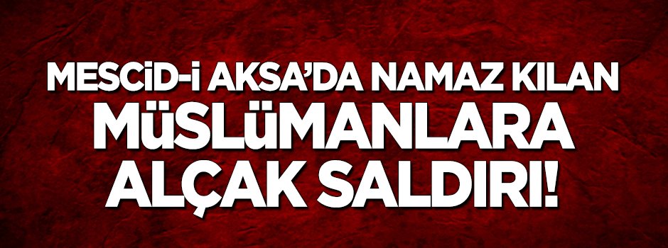 Terörist İsrail askerleri'nden Mescid-i Aksa'da alçak saldırı! yeniakit.com.tr/haber/terorist…