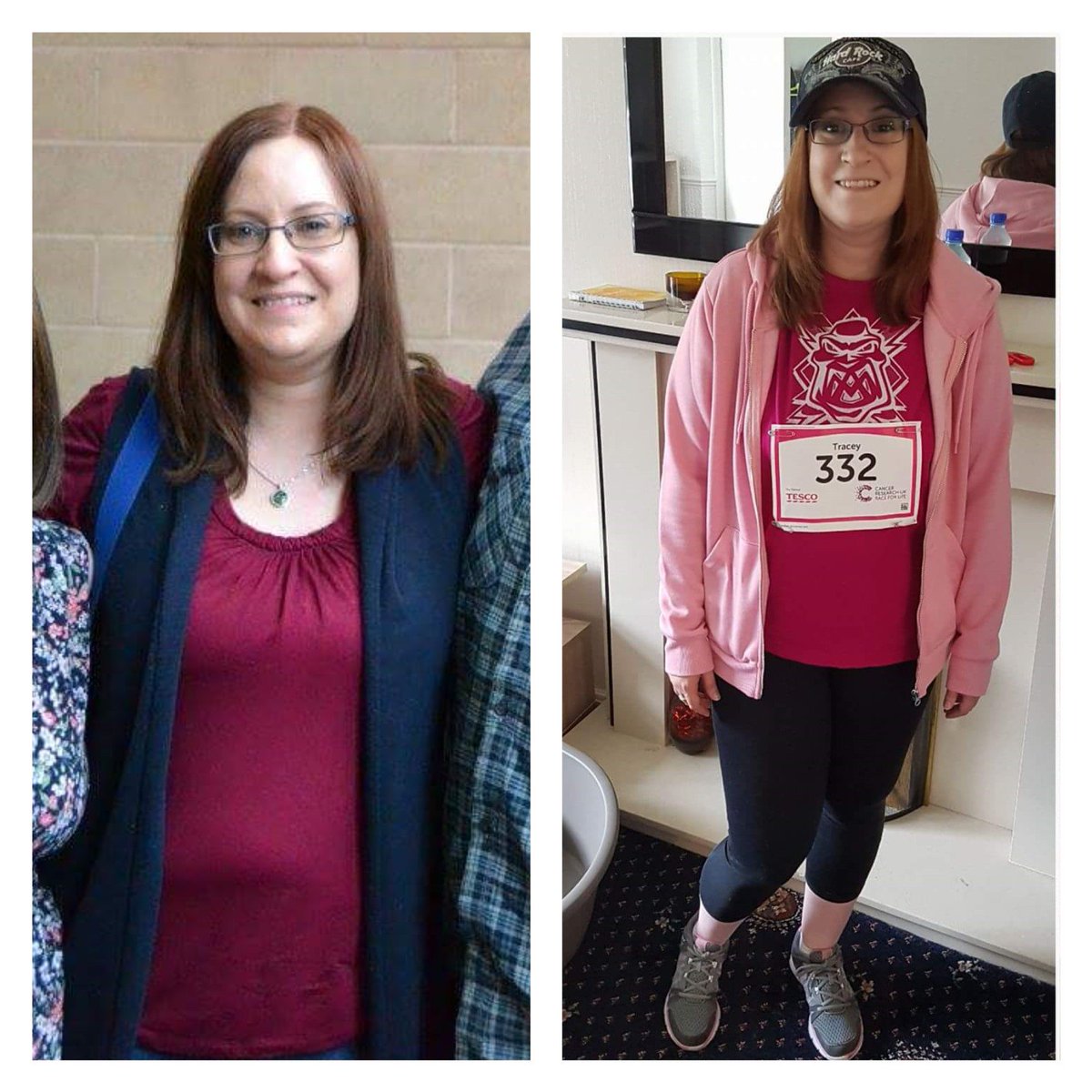 brinny24's tweet photo. @TRYFitnessleigh These pics were taken 6weeks apart. Lost no weight in that time but defo inches. Glad to be back at try. https://t.co/vZWfSOiLy9