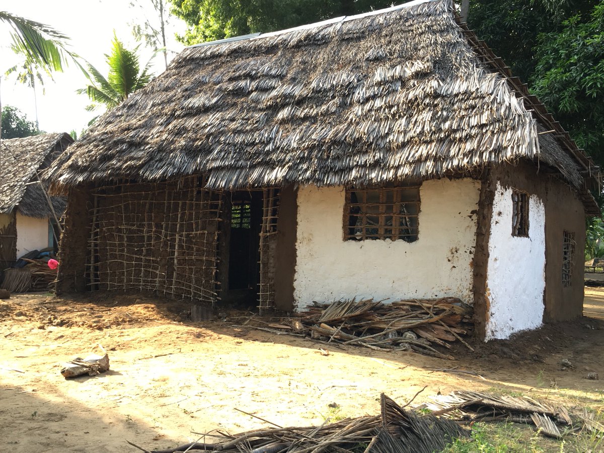 HKenya17's tweet photo. Hanging out with the local children at the end of a hard day. The house is looking so good https://t.co/kzbXfApW3Y