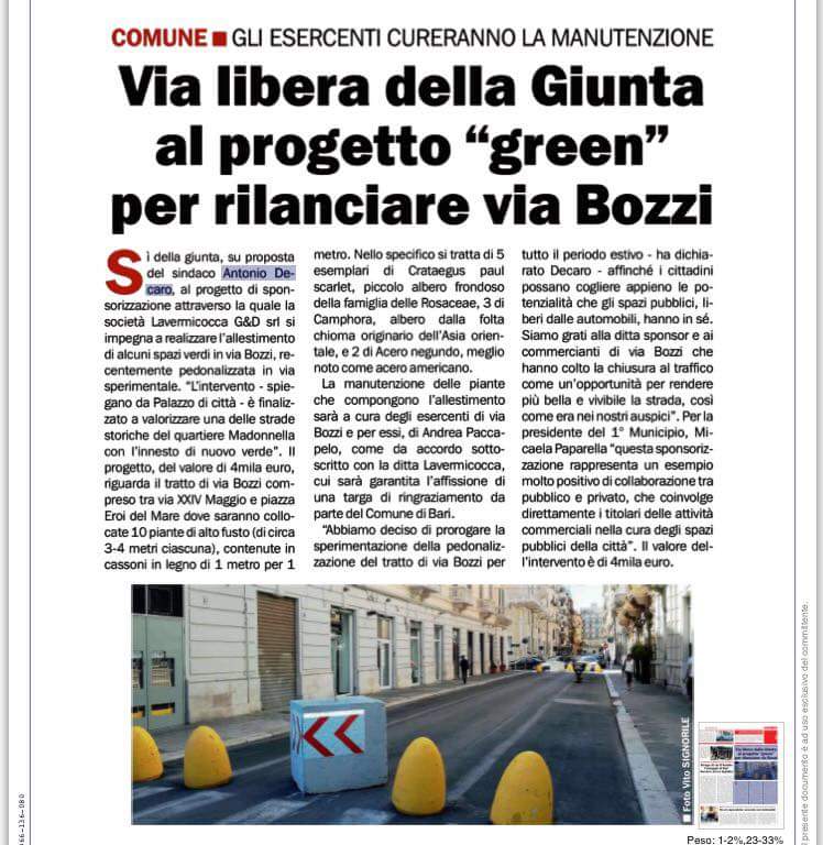 micaela_papar's tweet photo. arrivano gli alberi nell'isola pedonale di  via Bozzi #Municipio1 offerti dai commercianti https://t.co/K0uVMkHNHV