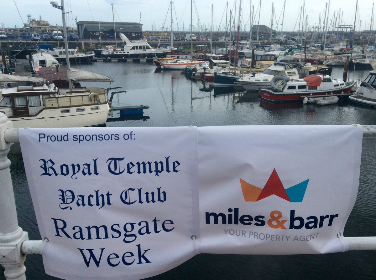 ramsgateweek's tweet photo. The harbour looking festive even if the sun wasn't shining. Our sponsors feathers look lovely! @WhitstableBay @MilesandBarr @ShepherdNeame https://t.co/F51JrFMEyu
