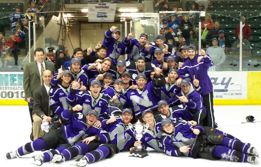 NiagaraMHKY's tweet photo. #TBT spotlight on our three conference championship-winning teams 🏆🏆🏆 #BleedPurple https://t.co/yhvR54z1Pv