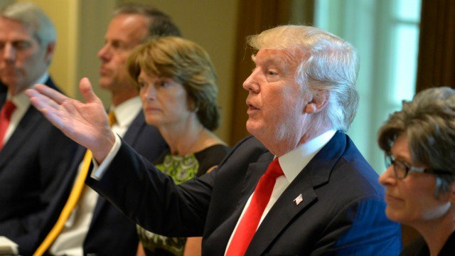 thehill's tweet photo. GOP senator says Trump doesn’t scare anyone in the Senate, not even the pages: report https://t.co/zI5O9yXc3O https://t.co/QLg1IOiG3v