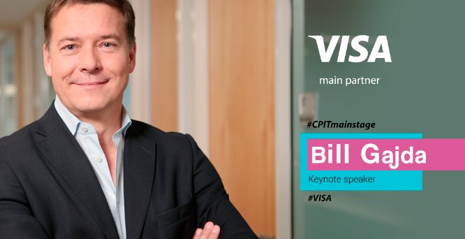 “Transactions are everywhere” <a href="/billgajda/">Bill Gajda</a> #CPIT1 j.mp/2tufZ0N #VISA - Feel the Future
