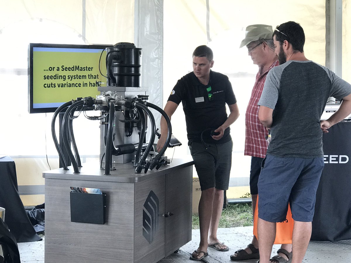 SeedMasterMfg's tweet photo. Visit us at @AginMotion to see the #TunableTower and #XeedSystem display. Learn more at #AIM17 - booth #653. Show goes until 4:30pm today. https://t.co/bA6NdEOJsx