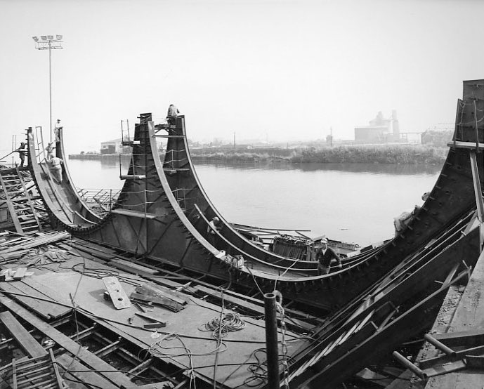 ALDOT_SW_Region's tweet photo. Wallace Tunnel Construction - July 31, 1970. #TransportationThrowback #MobileAL https://t.co/JDtzY55OTf