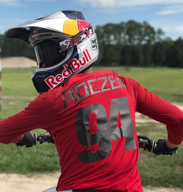 SupercrossLIVE's tweet photo. Look who is back behind the handlebars. 💪 @KenRoczen94 #SupercrossLIVE https://t.co/mLnKz7SwUw