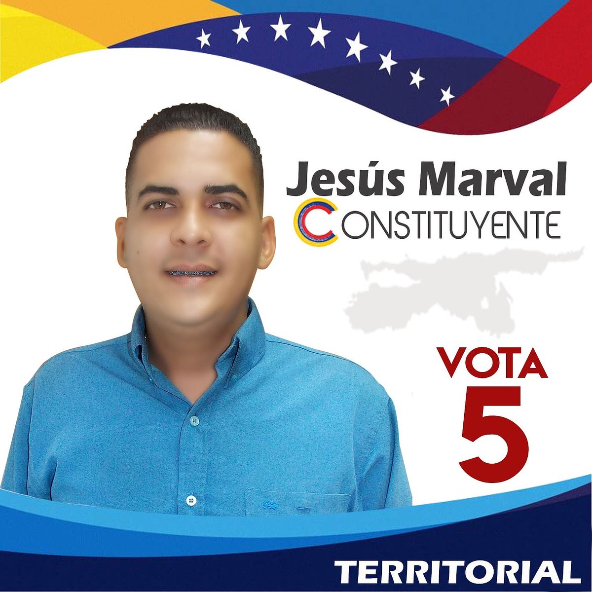 chuchumarval17's tweet photo. #ConstituyenteImparable #LaVozQueNosUne vota 5 territorial vota Jesús Marval https://t.co/nAYHAuKPLd