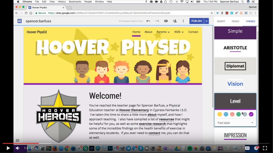 physed's tweet photo. 💻 SCREENCAST: Walk Through the NEW #GoogleSites - Part 1
https://t.co/oAejDybk0q
#physed #pegeeks #edtech https://t.co/lTmge1AxJQ