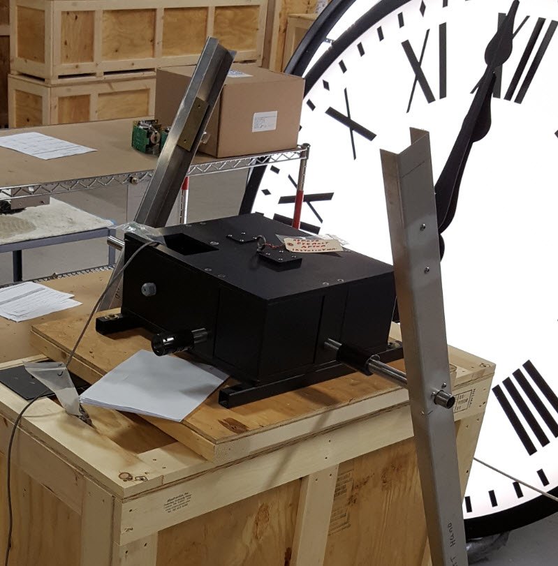 tower_clocks's tweet photo. Now testing in the ETC factory: XXMI 4-way movement for #towerclocks larger than 6' in diameter https://t.co/UV72Hbk19V https://t.co/YOA5g0LAeY