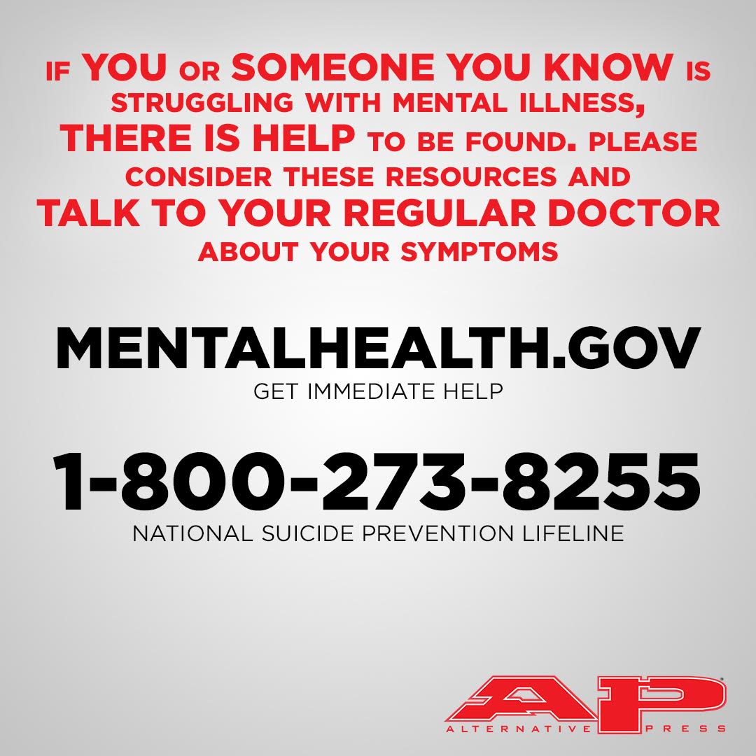 AltPress's tweet image. If you ever need it, there IS help.