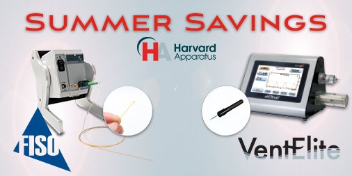 HarvardApp's tweet photo. Save on FISO &amp; VentElite Products Today!
25% off a FISO Pressure Sensor or a FREE Small Animal Laryngoscope. https://t.co/BrrPjeZJ0F https://t.co/Nj4gqCbUWk