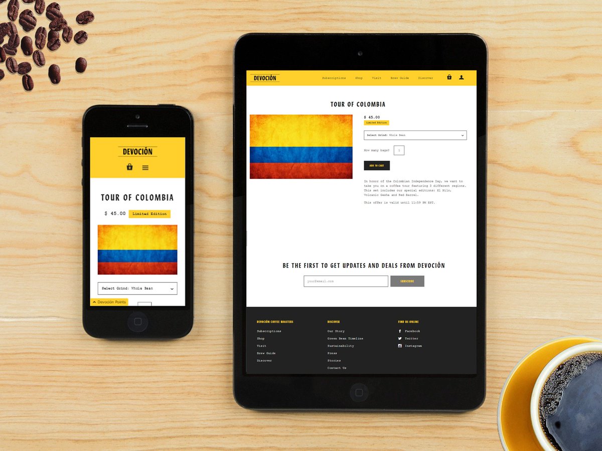 DevocionUSA's tweet photo. 🎉 Today celebrate #ColombiaIndependence with Tour of Colombia Box: this set includes 3 of our special edition beans! https://t.co/uqPd1ndwvs https://t.co/9M0iCrWy4t