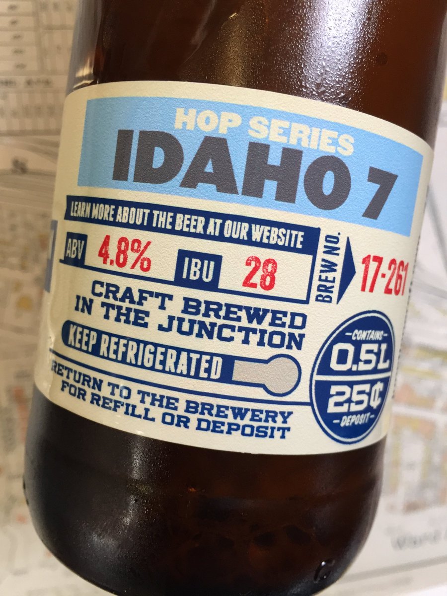 JUNCTION_CRAFT's tweet photo. #NewArrival in our Bottle Shop today:
IDAHO 7 Pale Ale is the latest addition to our #HopSeries
#PatioCrusher APA > All Aboard! https://t.co/o46cWJjf7B