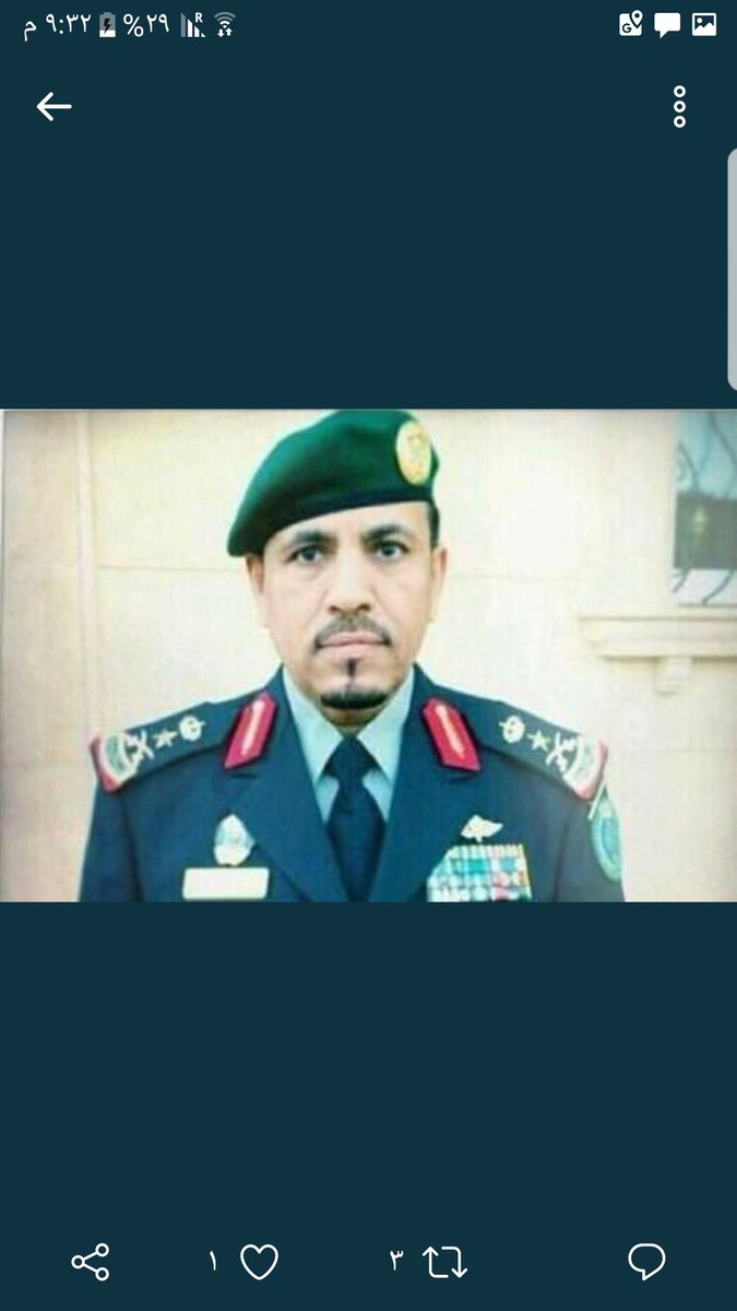 Bade1394's tweet photo. الف مبروك لابن العم معالي الفريق اول سهيل صقر الرحيمي تعيينه رئيس الحرس الملكي https://t.co/g7GtHbHGbl