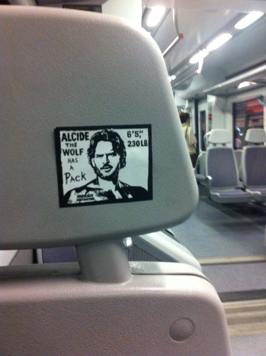 MSplendor's tweet photo. @JoeManganiello #Alcide will never die,will live forever in our hearts.#AlcideHasAPack in a train of #Madrid #Spain #TBT https://t.co/o5oVbVgqmM