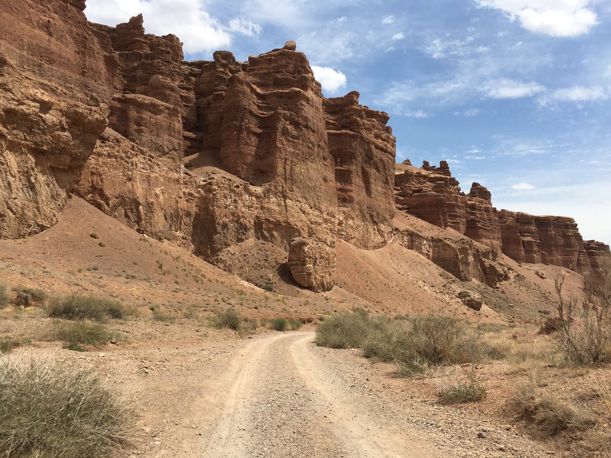 lonelyplanet's tweet photo. MT @ACKaminski: The many landscapes of #Charyn #canyon in southern #Kazakhstan. #LPinCentralAsia https://t.co/Axt31IVFkY