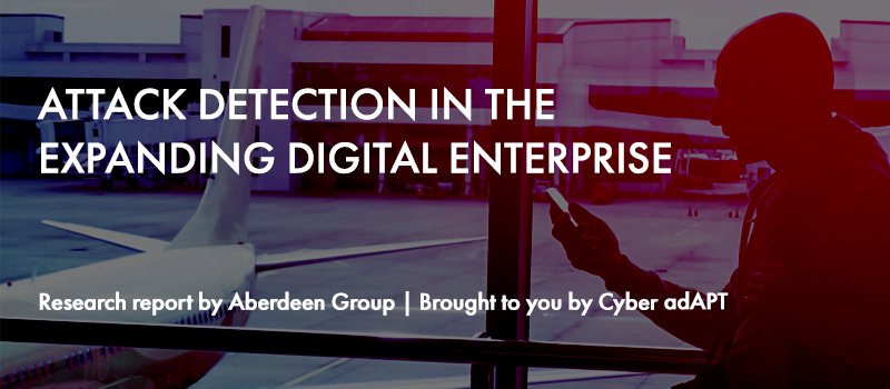 Faster detection and response is a legitimate part of the puzzle. Read the new report by Aberdeen Group: bit.ly/2gNl1j5