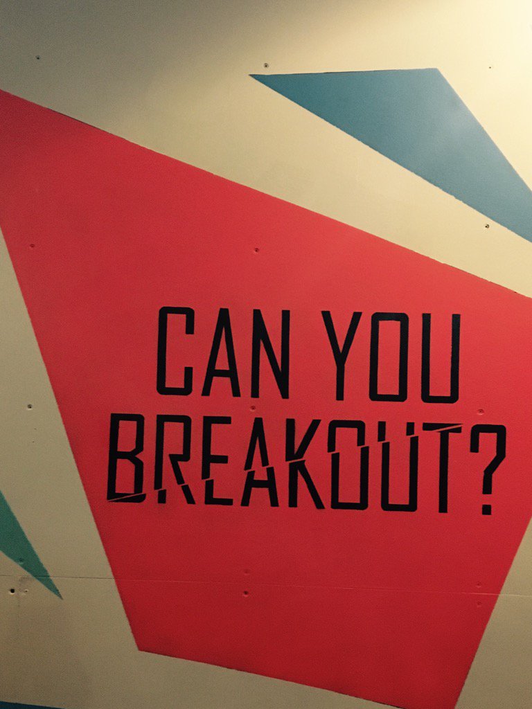 weareMARIA's tweet photo. About to prove what we're made of. Let's see how our @VanillaERP teams will do @breakoutmcr #escape #companyday https://t.co/6xKcy6fGs6
