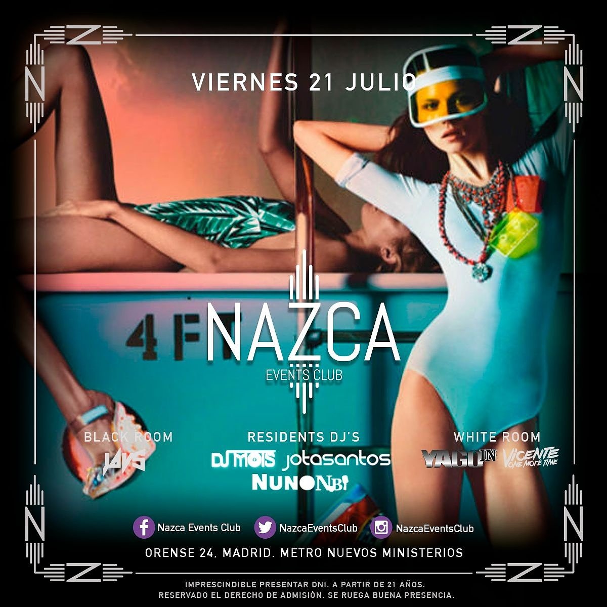 AlbertoEl7's tweet photo. 🌟#Nazca🌟#Tiffanys🌟,la mejor #Fiesta de los findes en Madrid!!

#Lista de Alberto Sánchez⬅
Info/reservas 699720434
#zapeando917 https://t.co/kY4JQOAM9J