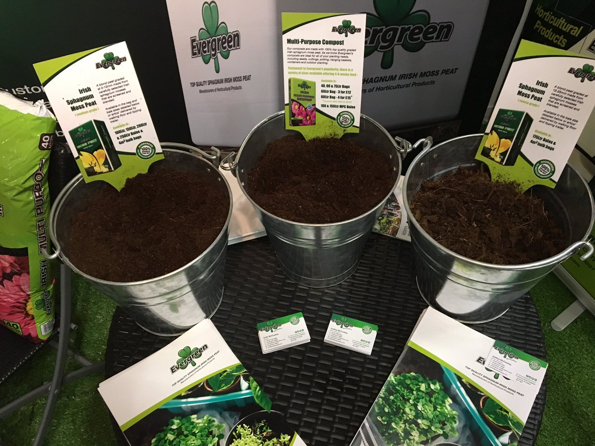 EvergreenPeat's tweet photo. A great day @GLASIRELAND βοΈ Thanks to everyone who visited our stand L18. If you haven't visited already there is still time. #GLAS2017 https://t.co/un4uks7D71
