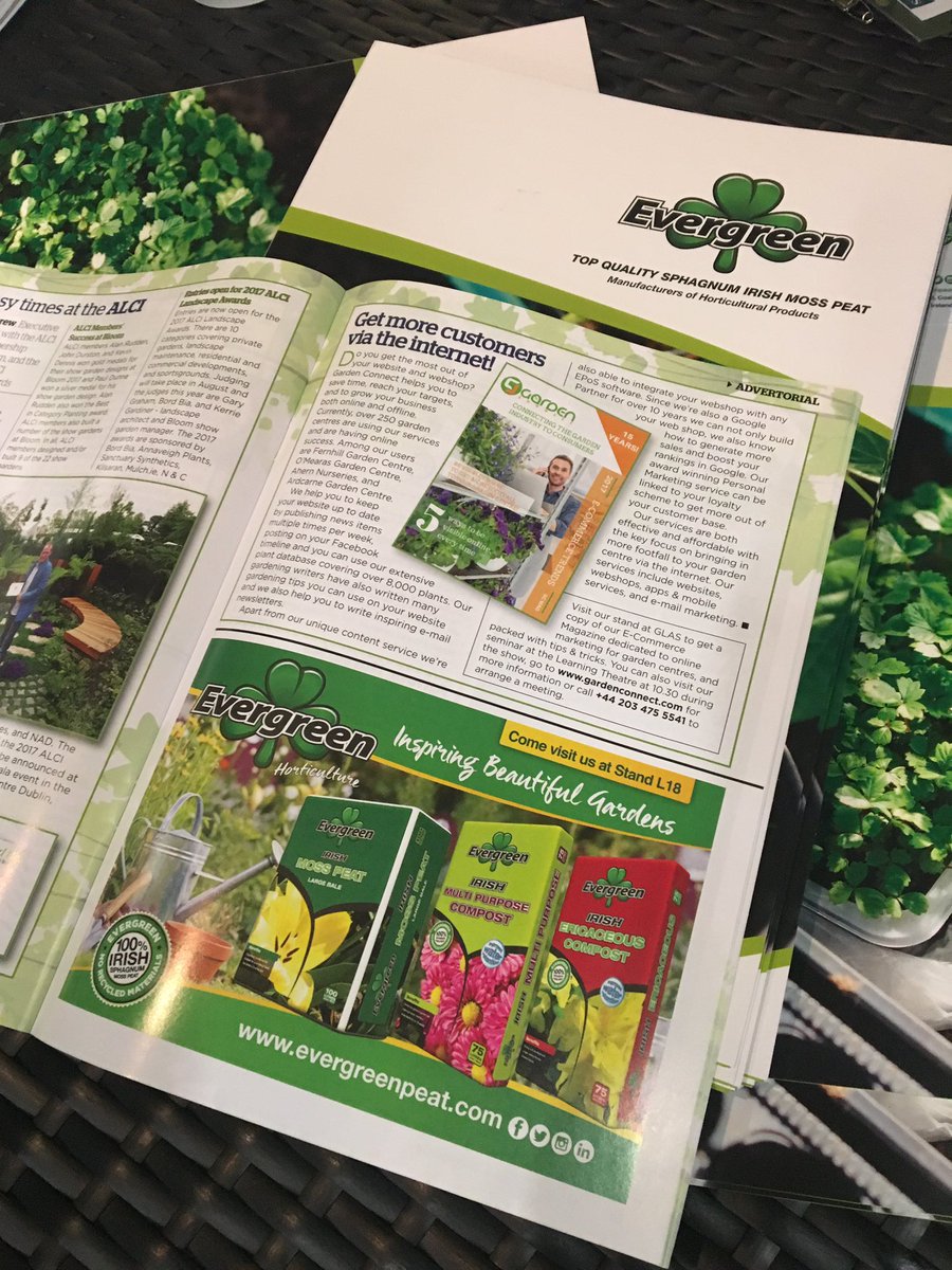 EvergreenPeat's tweet photo. A great day @GLASIRELAND βοΈ Thanks to everyone who visited our stand L18. If you haven't visited already there is still time. #GLAS2017 https://t.co/un4uks7D71