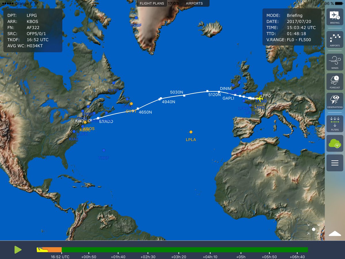 pascalrs's tweet photo. Paris-Boston tonight: 5550km, 7h13m. #AF322 @BostonLogan @pilotes_af https://t.co/WE4h0kmQxT