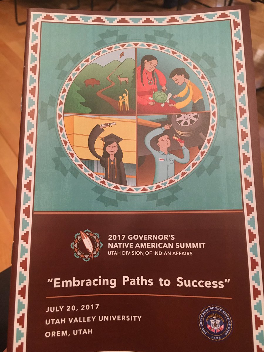 JonSPierpont's tweet photo. Last night met w/ several tribal leaders w/ @SpencerJCox. Learned of some great ways for @JobsUT to better collaborate. #NAS17 https://t.co/bZfwZOtQqq
