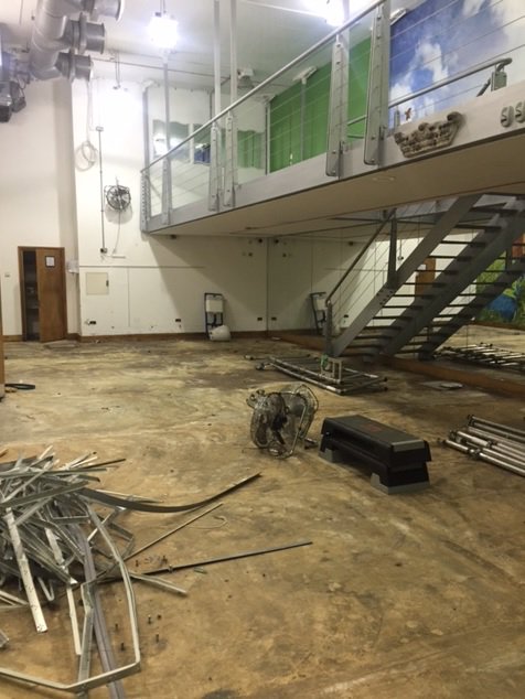 It's the gym but not as we know it!   Work is underway on our new Fitness Centre. Email fitnesscentre@london.edu for alternative facilities