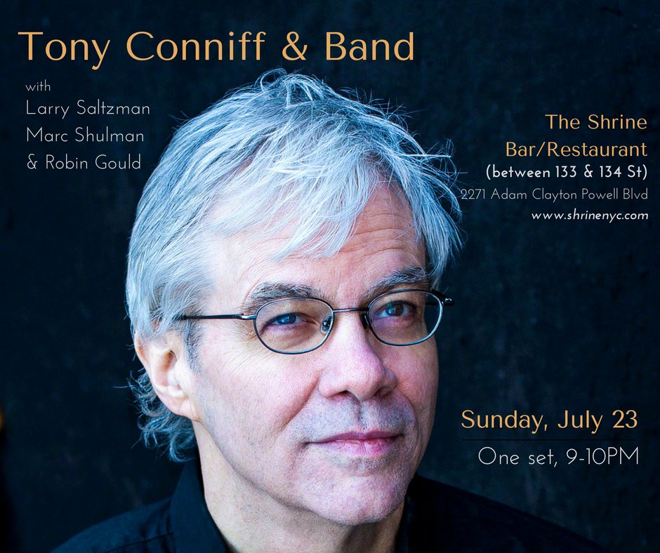 TonyConniff's tweet photo. Tony Conniff &amp; Band - This Sunday at The Shrine! https://t.co/woWg0AHe8Q