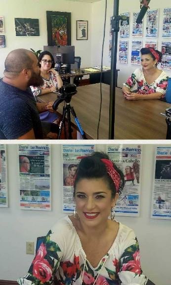 OAR0463's tweet photo. #Inparable 💪🏽❤️ ntra MAJESTUOSA @karinalavoz 😘 promocionando su nuevo #Album CD/DVD #TEQUILAyROSAS en @DLasAmericas https://t.co/LtSFUrWwgq https://t.co/rQzjODfNDd