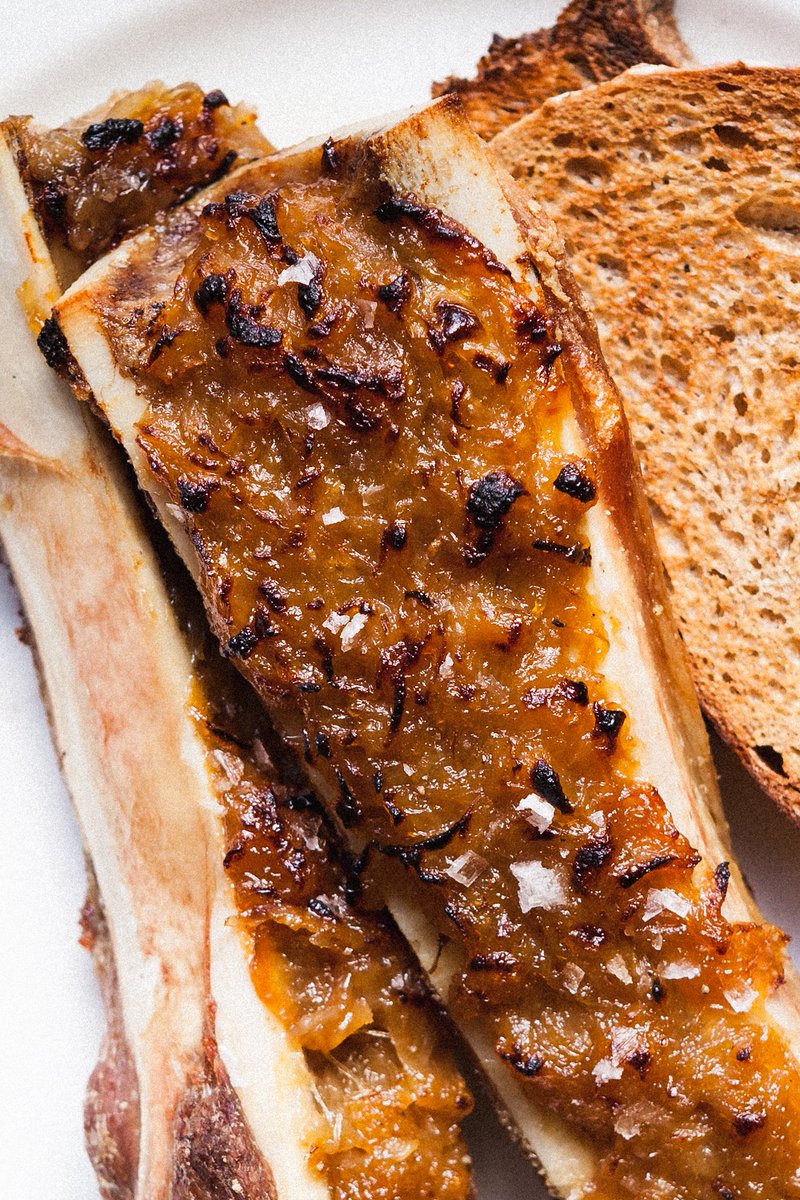 HawksmoorTweets's tweet photo. Bone marrow &amp; onions - one of our favourite starters. https://t.co/MH16nJHQy3