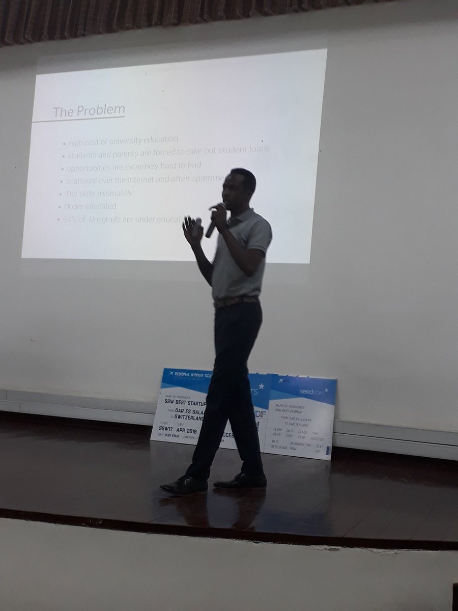 Seedstars's tweet photo. .@somaapps is a mobile app that lists and matches East African students with thousands of domestic and international scholarships. #SSWTZ https://t.co/HWyVz79Xbx