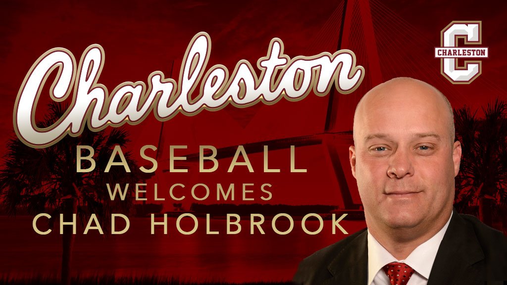CofC's tweet photo. Congrats to Chad Holbrook on joining the Cougar family! 🐾 https://t.co/pbjsFyIHot https://t.co/LTVBdZ0g9j