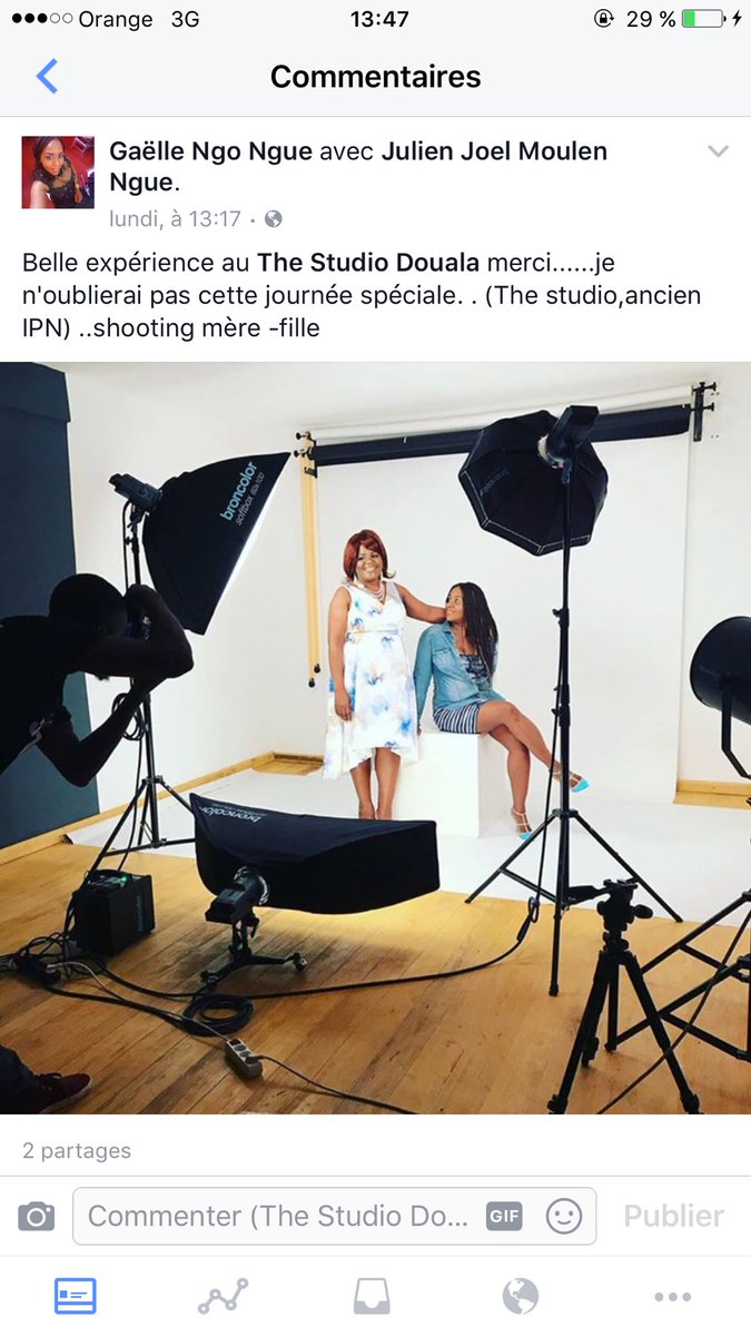 thestudiodouala's tweet photo. 📸 Merci à Gaëlle pour la confiance ! 🙂
Shooting mere-fille réalisé à The Studio.
Vous aussi, vivez l'expérience The Studio 🌟 ! https://t.co/Vbkw84eQAy