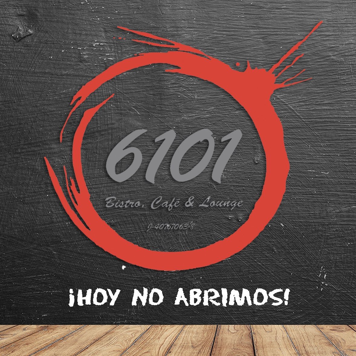 Hoy no abrimos, pedimos disculpas a quienes siempre nos visitan y mañana los esperamos como siempre desde las 4:30pm.