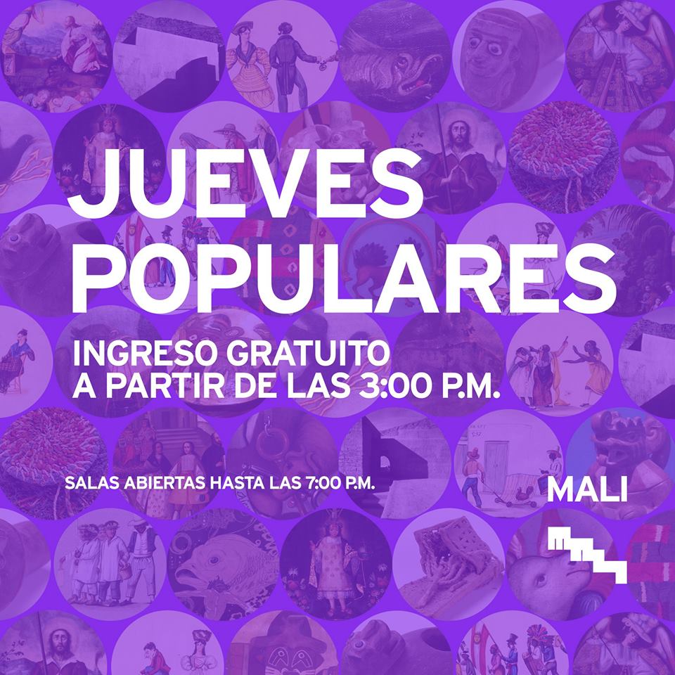 MuseodeArteLima's tweet photo. ¡Hoy es #JuevesPopular! Visita GRATIS el MALI desde las 3:00 p.m., y sorpréndete con la gran exposición #NASCA | #ViveNasca #NascaDigital https://t.co/V2AqfUVBYv